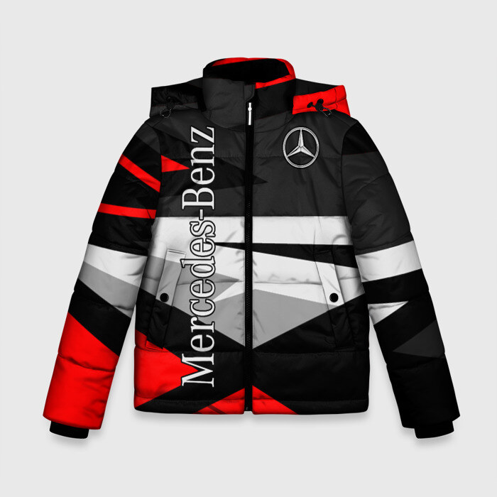 Зимняя куртка для мальчиков 3D Mercedes-Benz фото