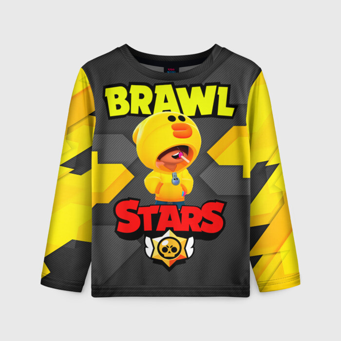 Детский лонгслив 3D BRAWL STARS SALLY LEON фото