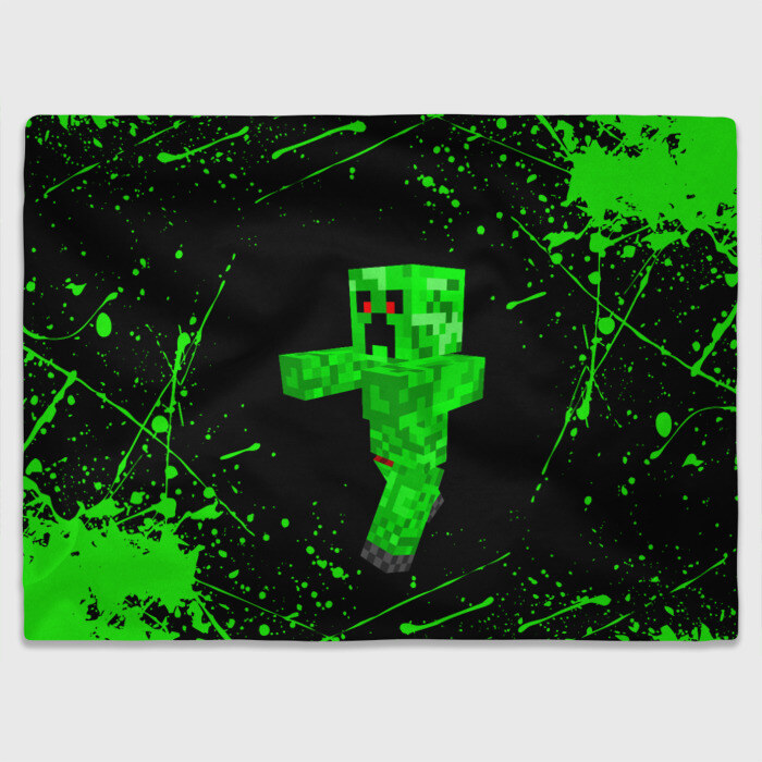 Плед 3D MINECRAFT CREEPER фото