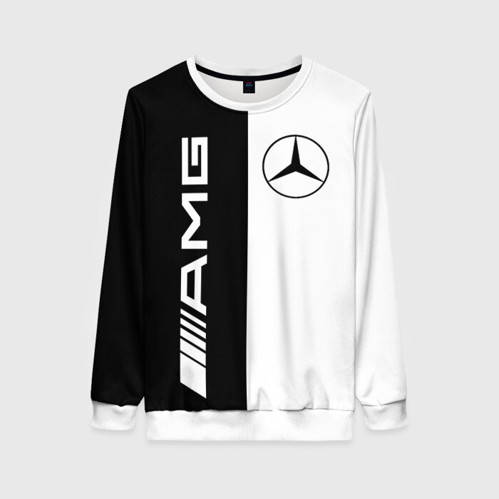 Женский свитшот 3D MERCEDES AMG МЕРСЕДЕС (Z) фото