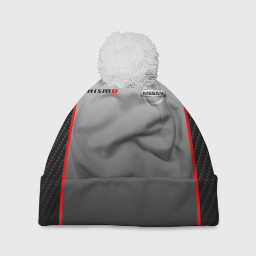 Шапка 3D c помпоном NISSAN NISMO | НИССАН НИСМО фото