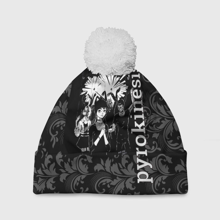 Шапка 3D c помпоном pyrokinesis фото