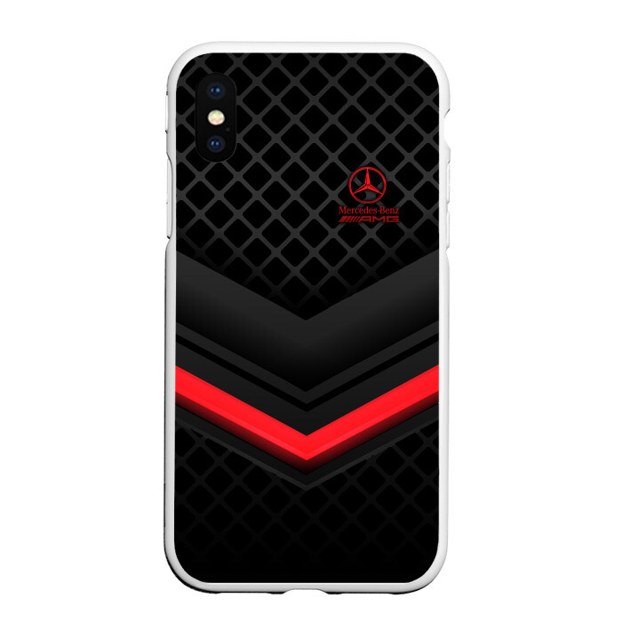 Чехол для iPhone XS Max матовый Mercedes-AMG фото