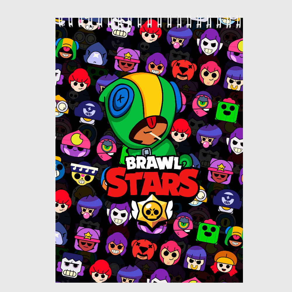Скетчбук BRAWL STARS LEON фото