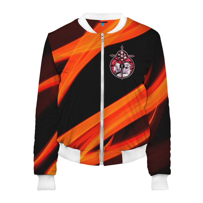 Женский бомбер 3D Стальной алхимик | Fullmetal Alchemist (Z) фото