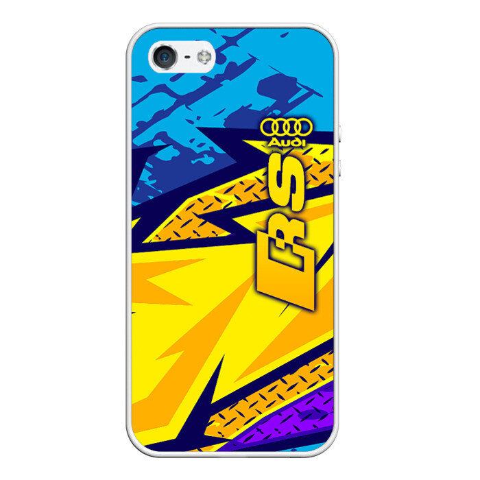 Чехол для iPhone 5/5S матовый Audi RS фото