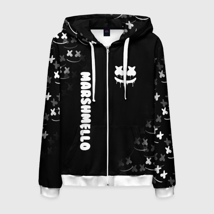 Мужская толстовка 3D на молнии MARSHMELLO фото