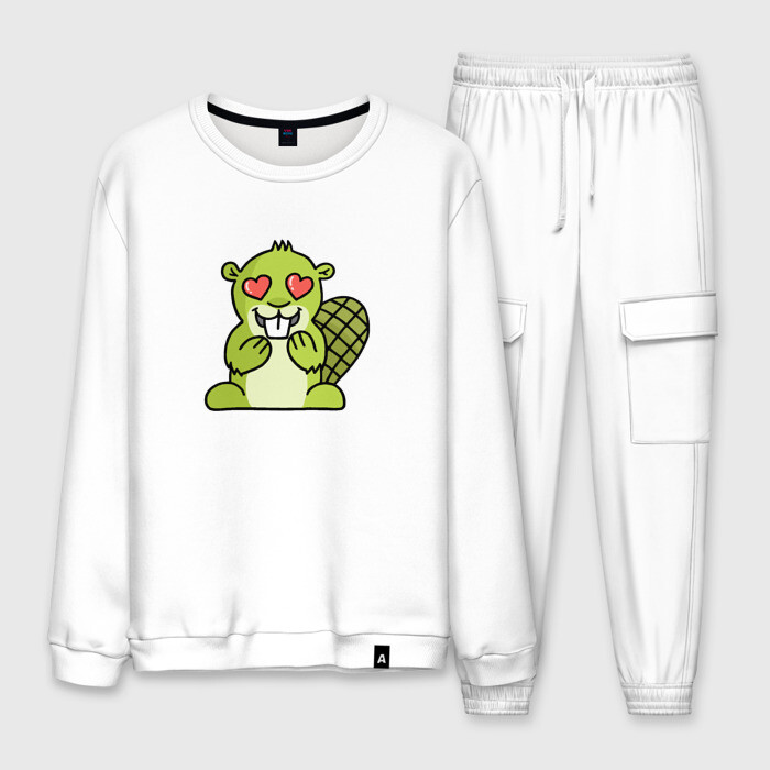 Мужской костюм хлопок Бобер фото