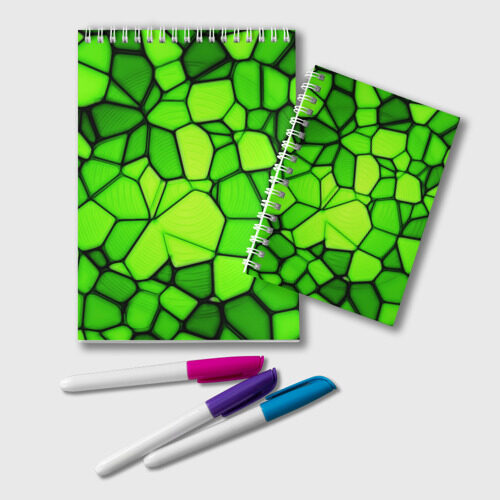 Блокнот Зеленая мозаика фото