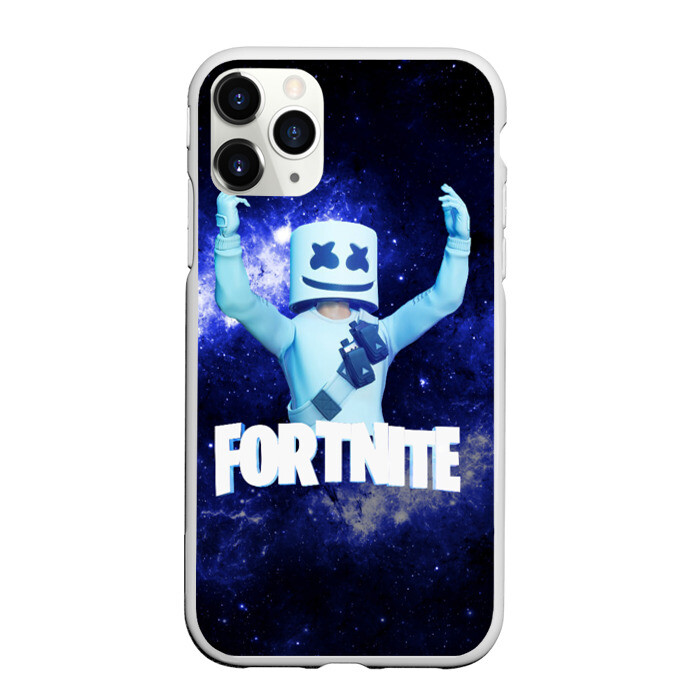 Чехол для iPhone 11 Pro матовый Marshmello фото