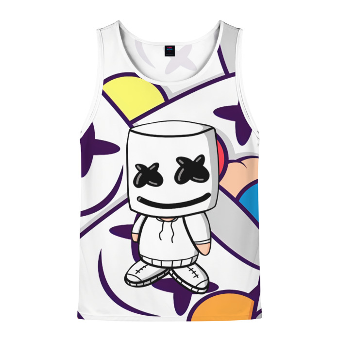 Мужская майка 3D MARSHMELLO фото