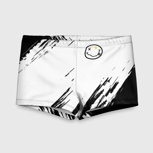 Детские купальные плавки 3D NIRVANA | Kurt Cobain (Z) фото