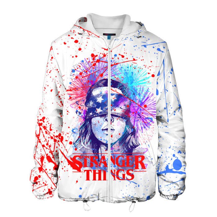 Мужская куртка 3D STRANGER THINGS фото