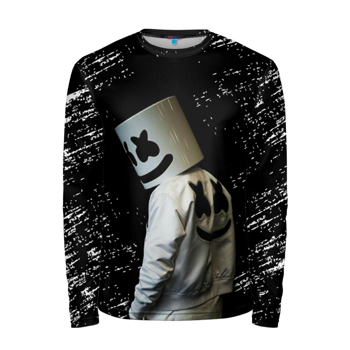 Мужской лонгслив 3D Marshmello фото