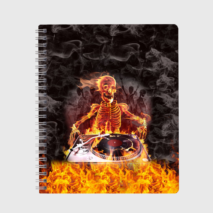 Тетрадь Вечеринка у скелетов фото