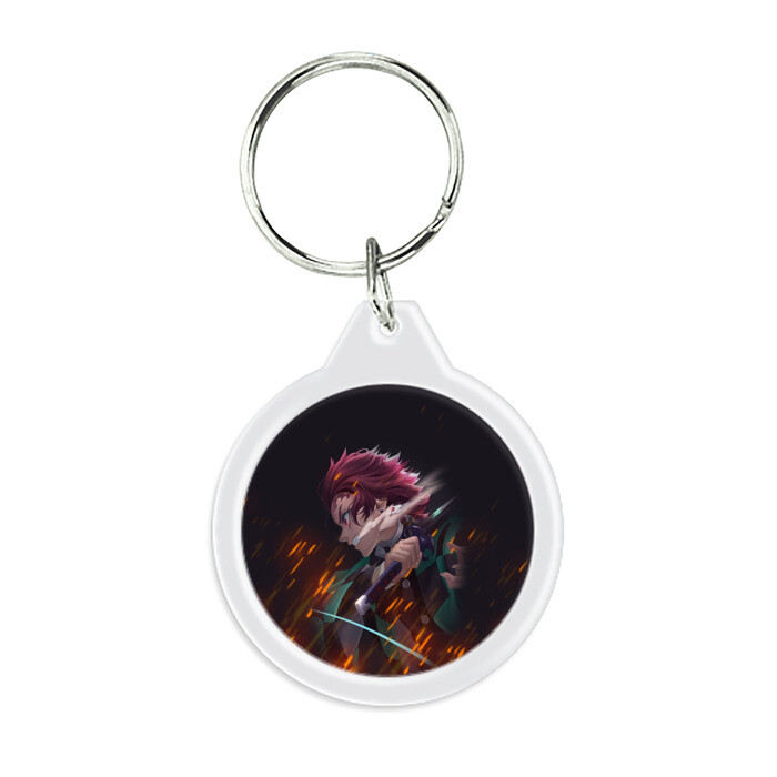 Брелок круглый ТАНДЖИРО КАМАДО | КЛИНОК РАССЕКАЮЩИЙ ДЕМОНОВ (Z)  фото