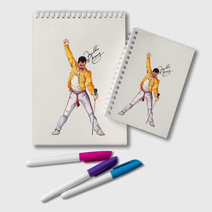 Блокнот Фредди Меркьюри автограф фото