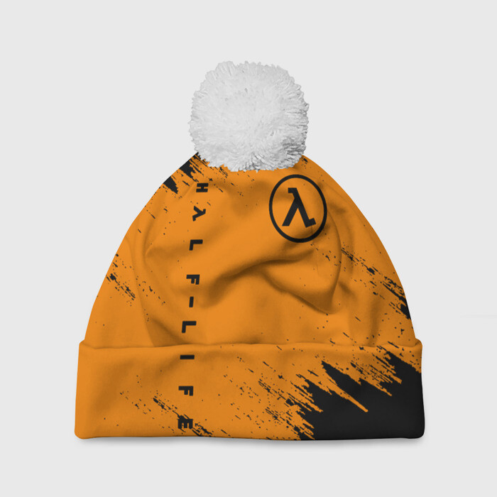 Шапка 3D c помпоном HALF-LIFE фото