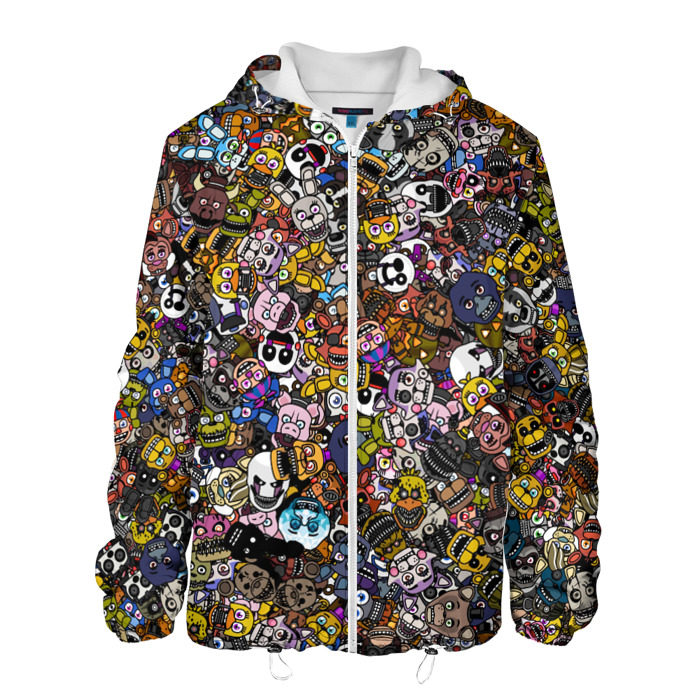 Мужская куртка 3D FNaF стикербомбинг фото