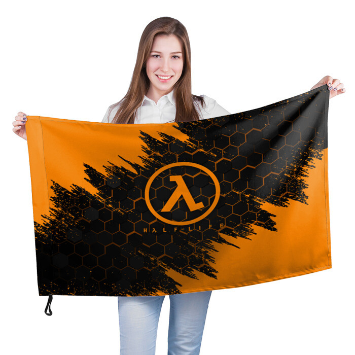 Флаг 3D HALF-LIFE | ХАЛФ-ЛАЙФ (Z) фото