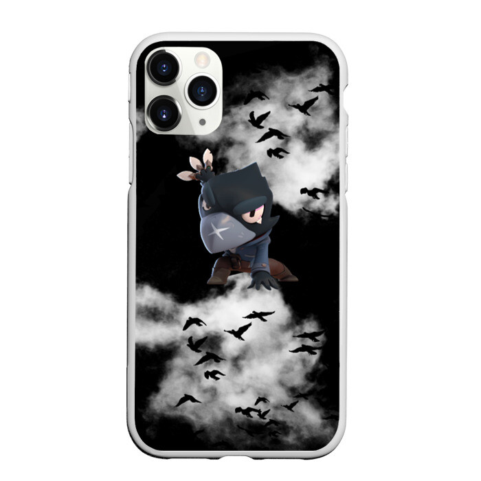 Чехол для iPhone 11 Pro матовый Ворон фото