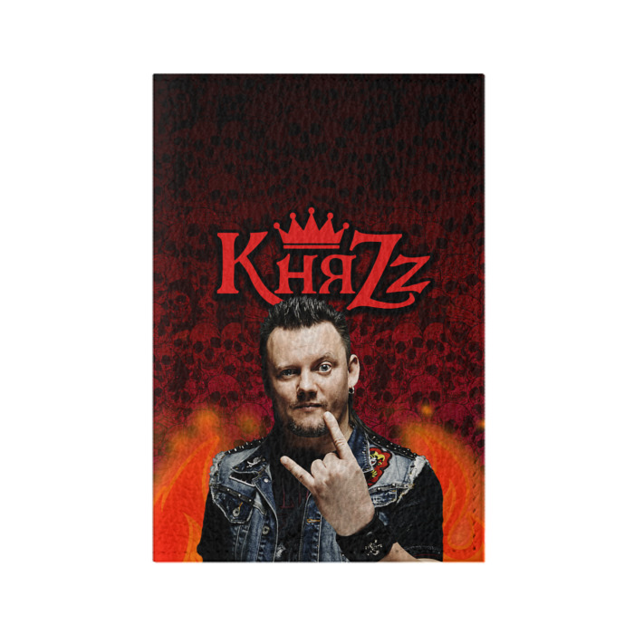 Обложка для паспорта матовая кожа Князь фото