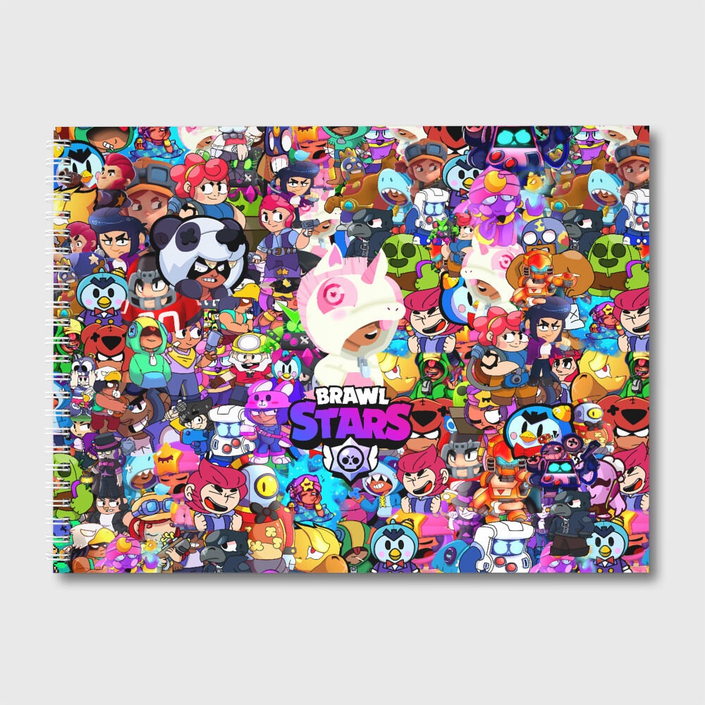 Альбом для рисования BRAWL STARS LEON фото