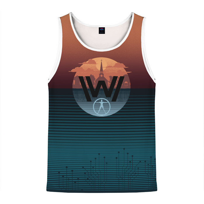 Мужская майка 3D Westworld фото