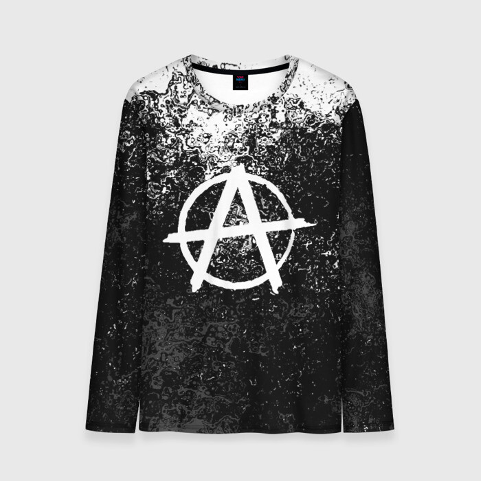 Мужской лонгслив 3D АНАРХИЯ фото