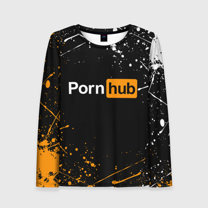 Женский лонгслив 3D PORNHUB фото