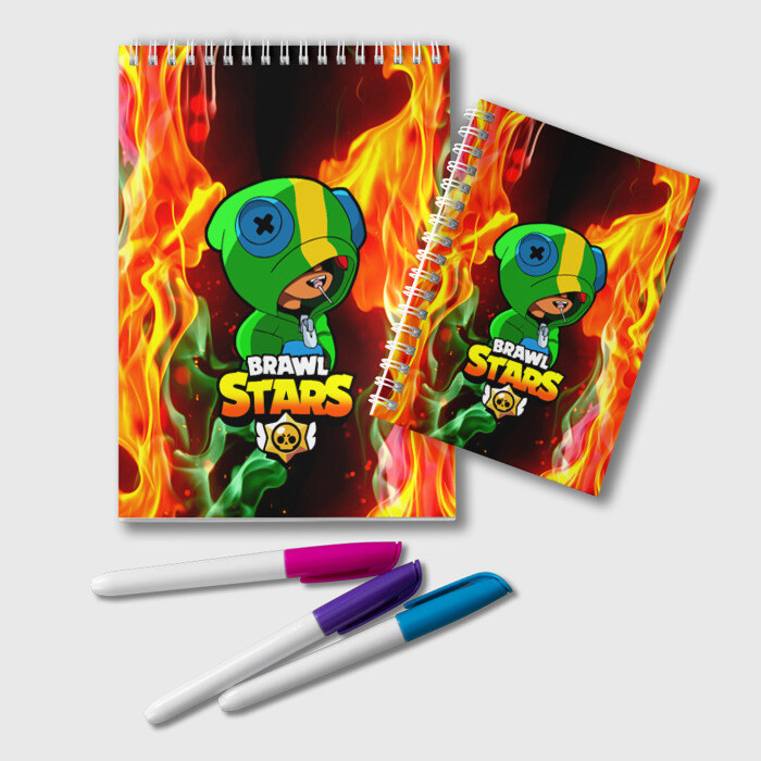 Блокнот BRAWL STARS LEON фото