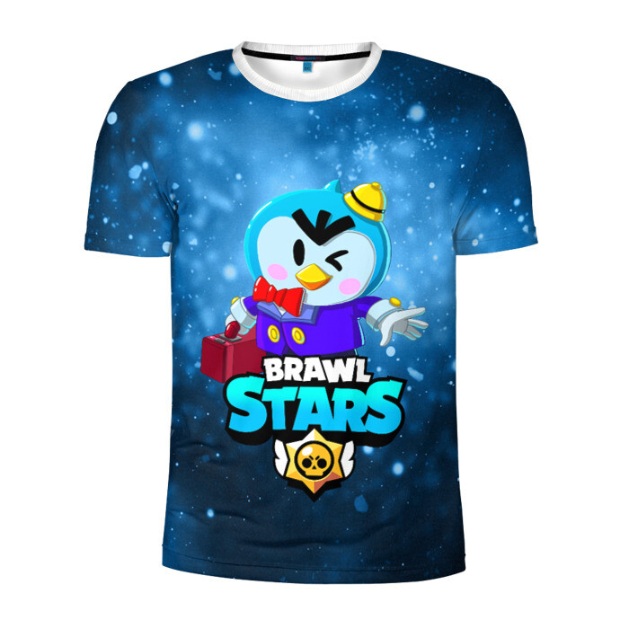Мужская футболка 3D спортивная BRAWL STARS MR.P фото