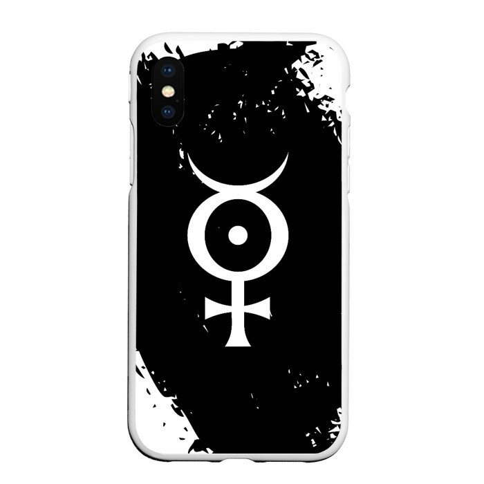 Чехол для iPhone XS Max матовый Marilyn Manson фото