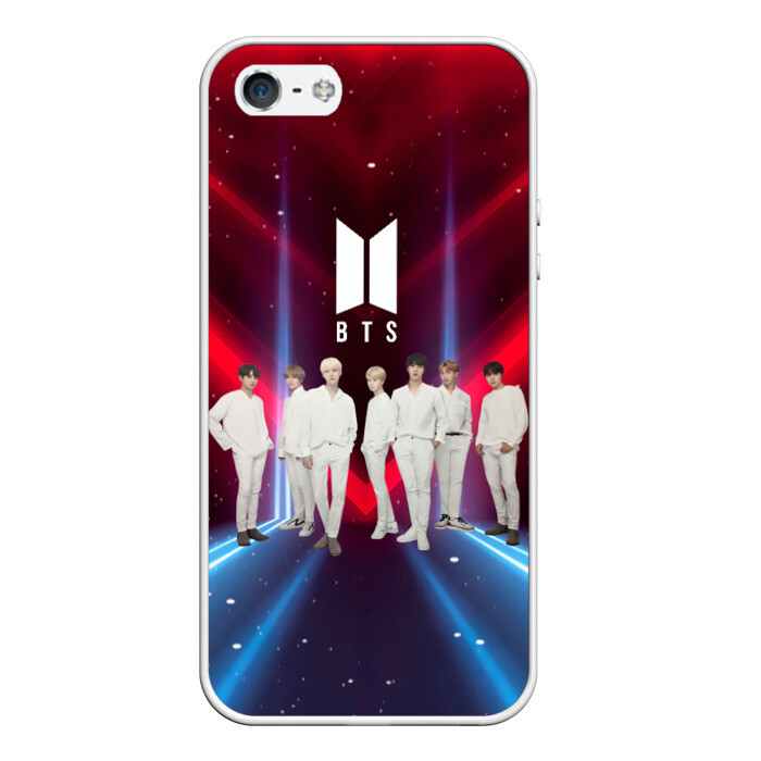 Чехол для iPhone 5/5S матовый BTS фото