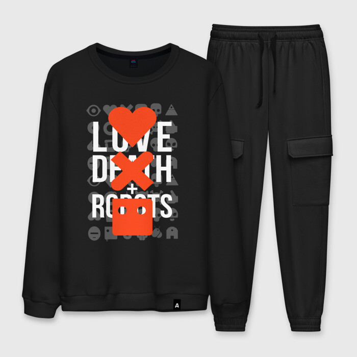 Мужской костюм хлопок LOVE DEATH ROBOTS (LDR) фото