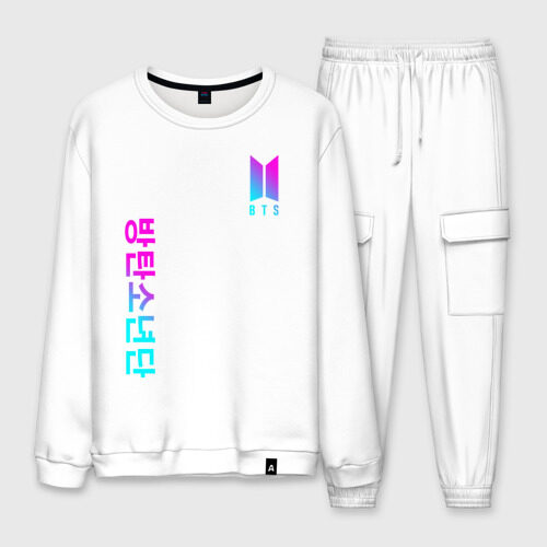 Мужской костюм хлопок BTS фото