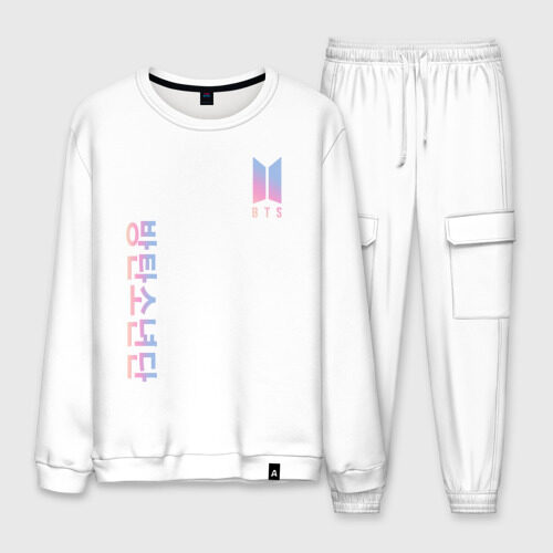 Мужской костюм хлопок BTS фото