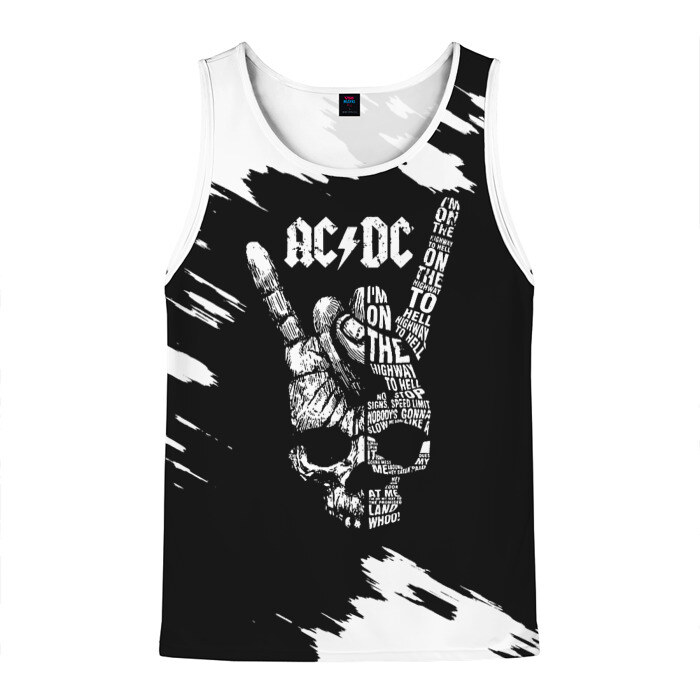 Мужская майка 3D AC DC фото