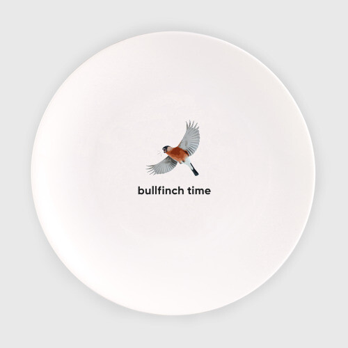 Тарелка Bullfinch time фото