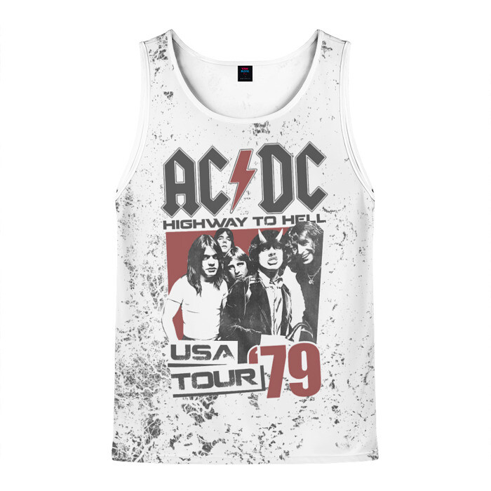 Мужская майка 3D AC DC фото