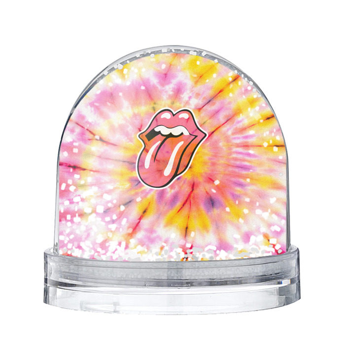 Снежный шар Rolling Stones tie-dye фото