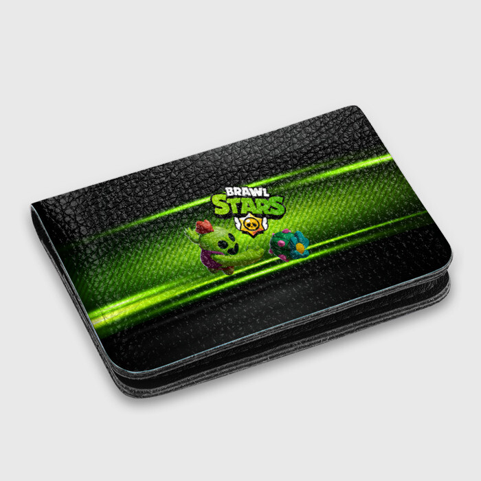 Картхолдер с принтом brawn stars Spike Спайк фото