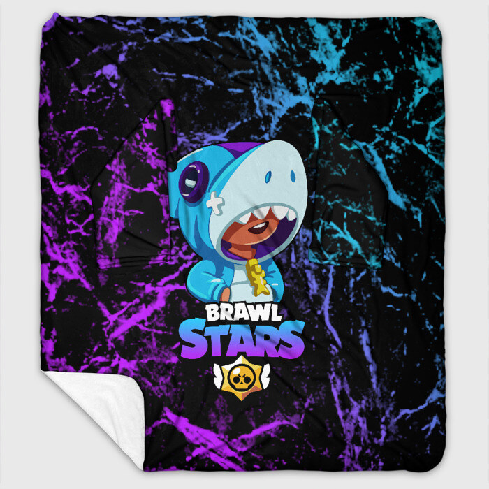 Плед с рукавами BRAWL STARS LEON SHARK фото