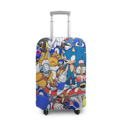 Чехол для чемодана 3D SONIC PATTERN | СОНИК (Z) фото