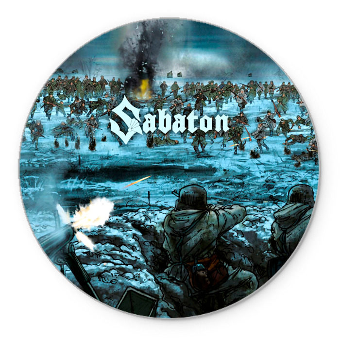 Коврик для мышки круглый Sabaton фото