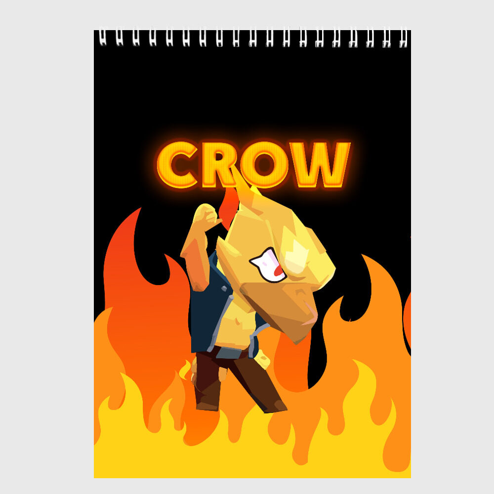 Скетчбук BRAWL STARS CROW фото