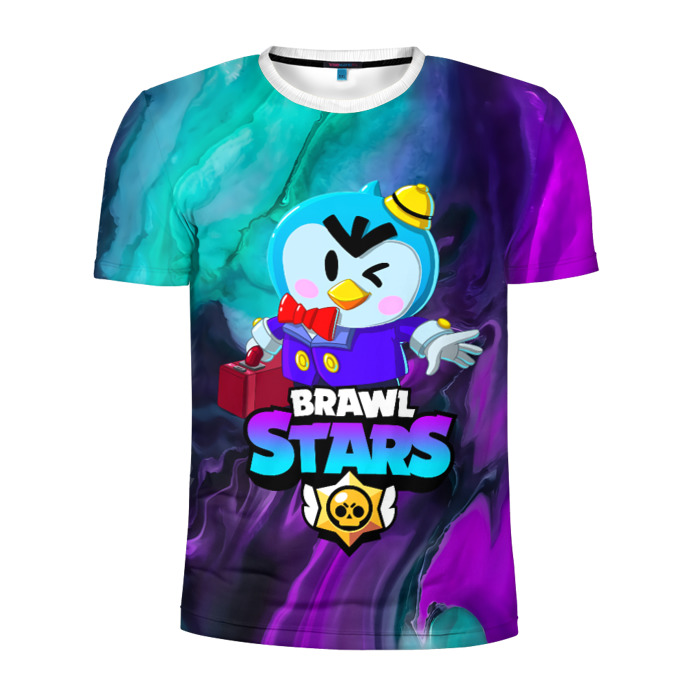 Мужская футболка 3D спортивная BRAWL STARS MR.P фото