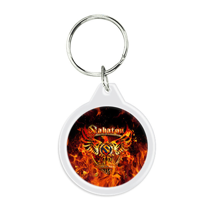 Брелок круглый SABATON / САБАТОН фото