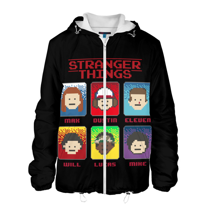 Мужская куртка 3D Очень Странные Дела фото