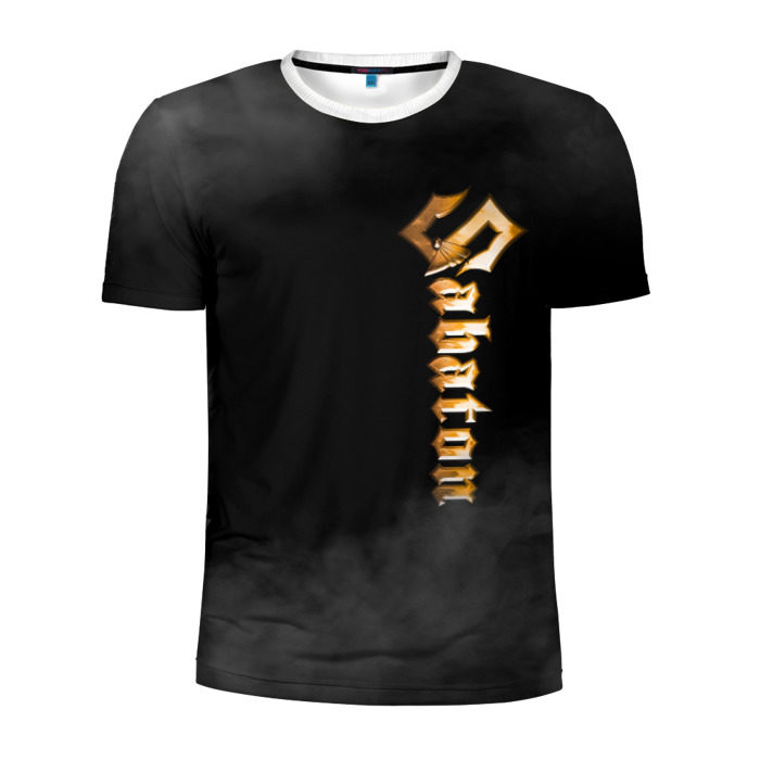 Мужская футболка 3D спортивная SABATON. фото